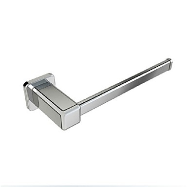 Soild Brass Chrome Finish Towel Ring Square Towel Holders for Bathroom Accessories